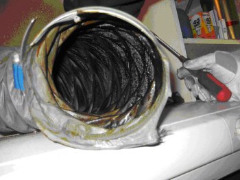 Slang efter mindre brand