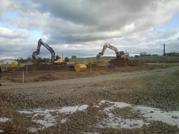 SIMAB gräver ute vid Toftanäs 1