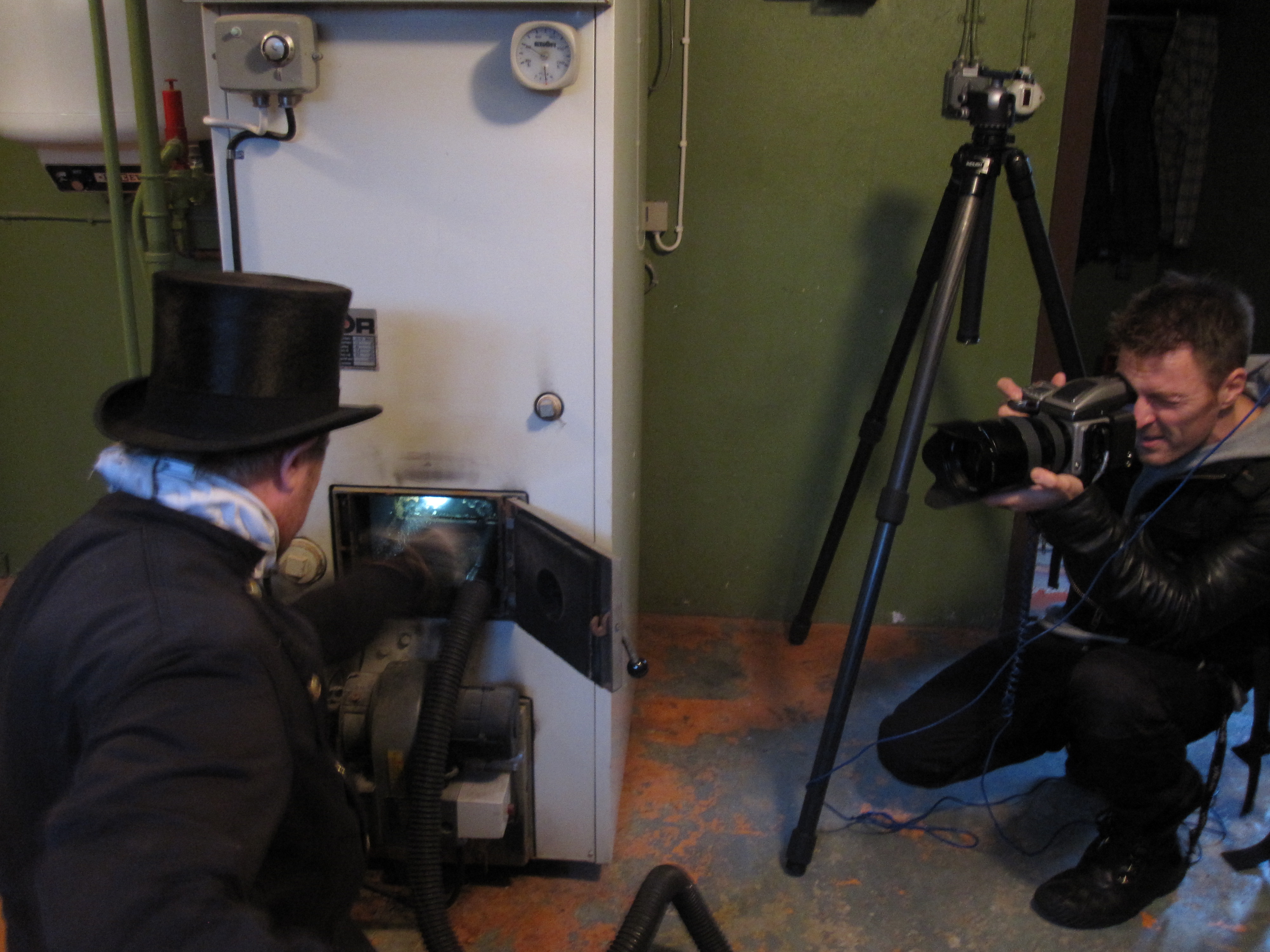 Fotografering på SIMAB.