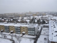 Lite grand från ovan. Notera Swedbank stadion uppe till vänster.