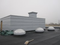 Fläkthus och skorsten