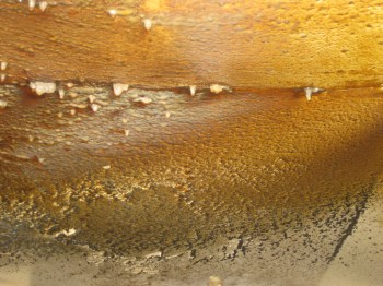 Droppande fett i kåpa