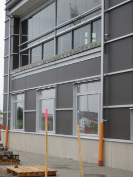 Stensättning är påbörjad