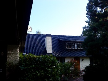 Godkänd skorsten även om mindre än 1 m över nock