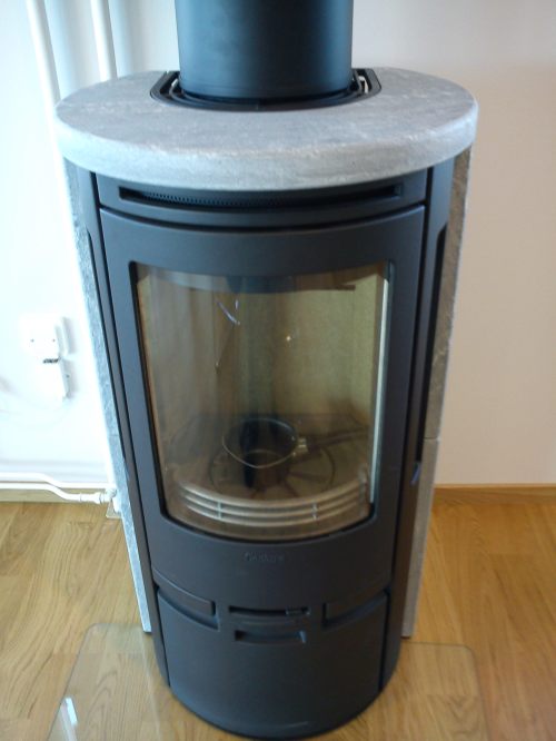 Klassiskt typgodkända produkter - Contura Braskamin och Premodul Skorsten