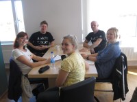 Intervjuer i Sotarhuset