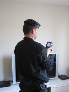 Energibesiktning pågår