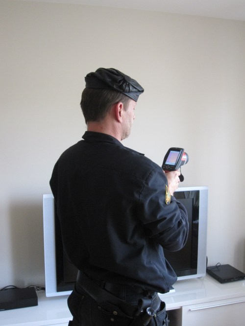 Energibesiktning pågår