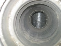 Frånluftskanal efter rensning