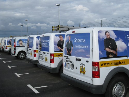 SIMABs stripade bilar