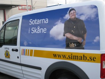 SIMAB, Sotarna i Skåne