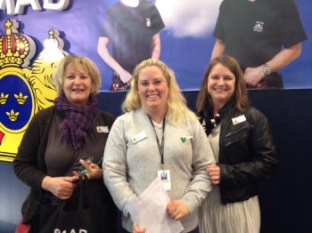 Två vinnare i nummertävlingen.