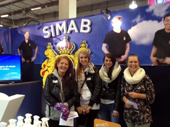 Glada miner i SIMABs monter på Hem & Villa