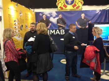 Många besök i SIMABs monter dag 1
