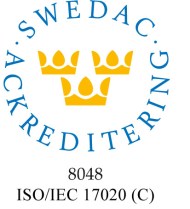Ackrediteringsmärke 8048 SIMAB