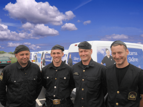 En kvartett Trelleborgare och SIMAB-sotare.