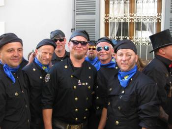 Några av SIMAB:s alla sotare.